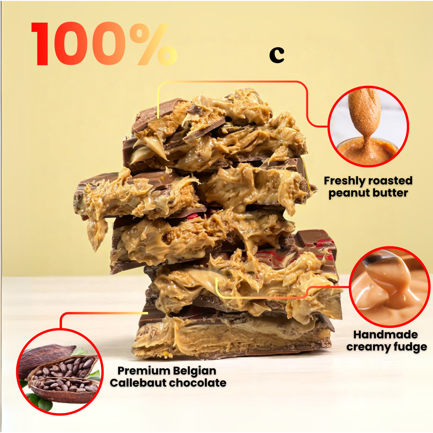Peanut Butter Fudge Bar