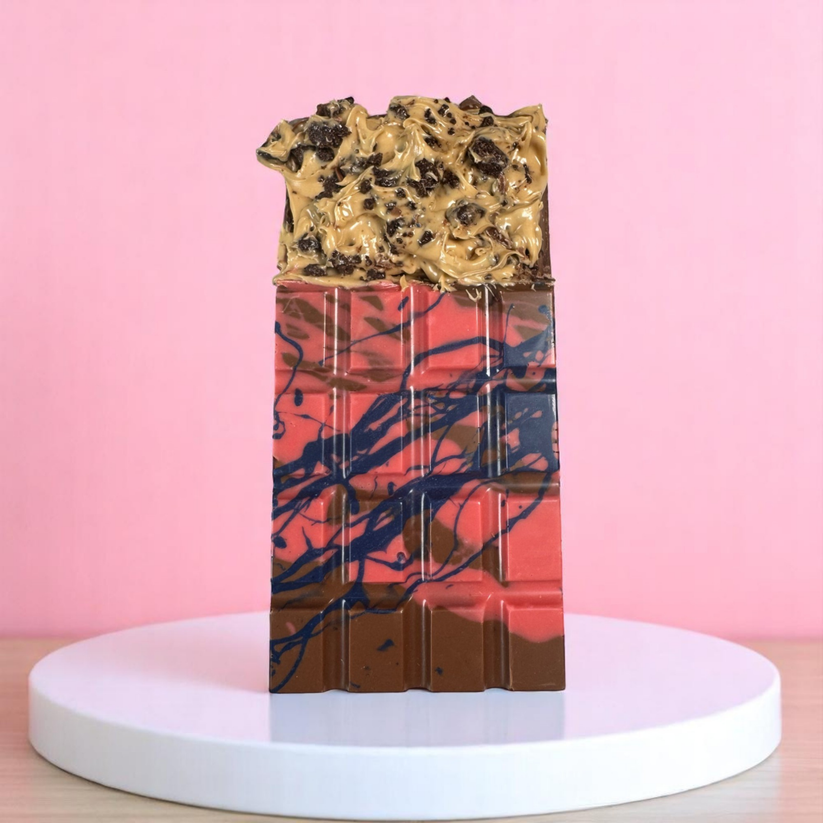 Pink Pop Bar – Pink White Chocolate Bar with Pistachio and Kadayif