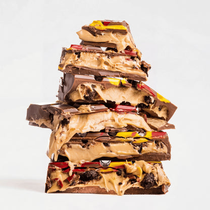 Pink Chocolate Bar with Pistachio Filling, Crunch, and Pismaniye